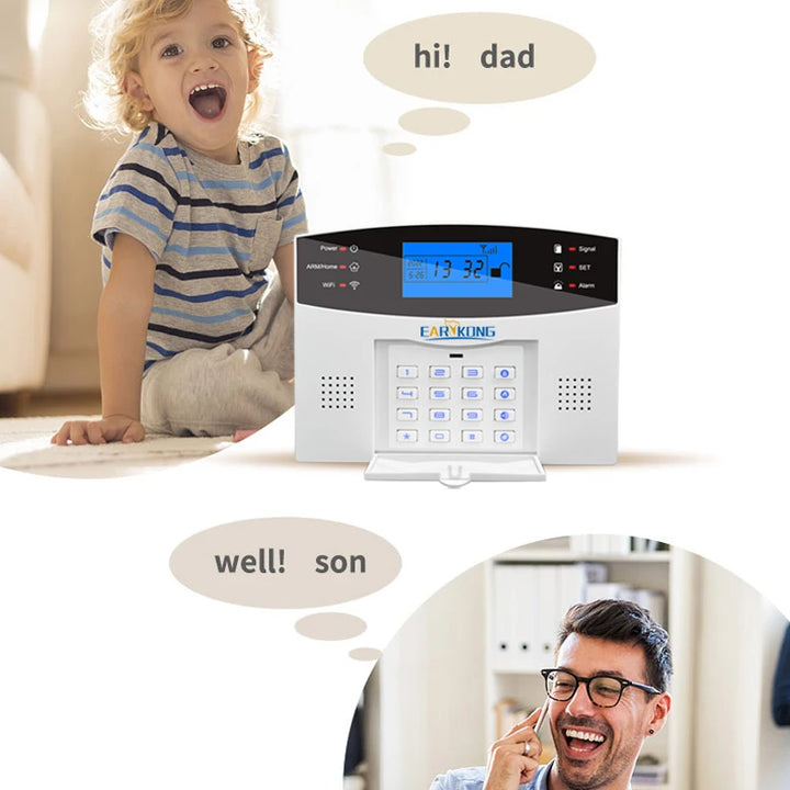 Tuya SmartGuard WiFi GSM Home Security Alarm System | Wireless 433MHz Smart Sensors & Detectors
