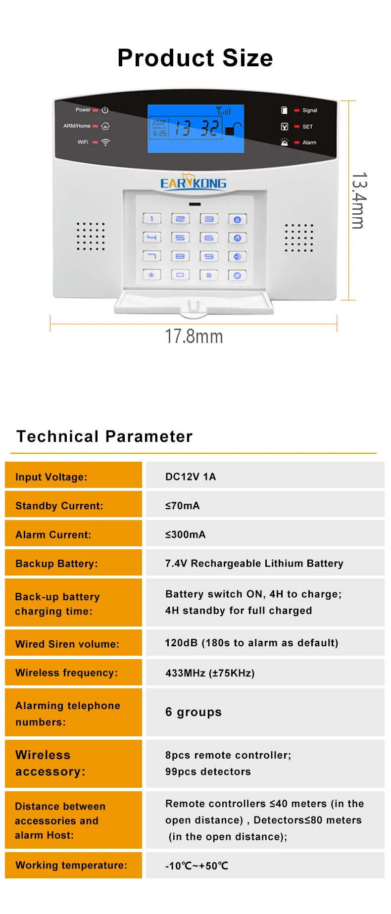 Tuya SmartGuard WiFi GSM Home Security Alarm System | Wireless 433MHz Smart Sensors & Detectors