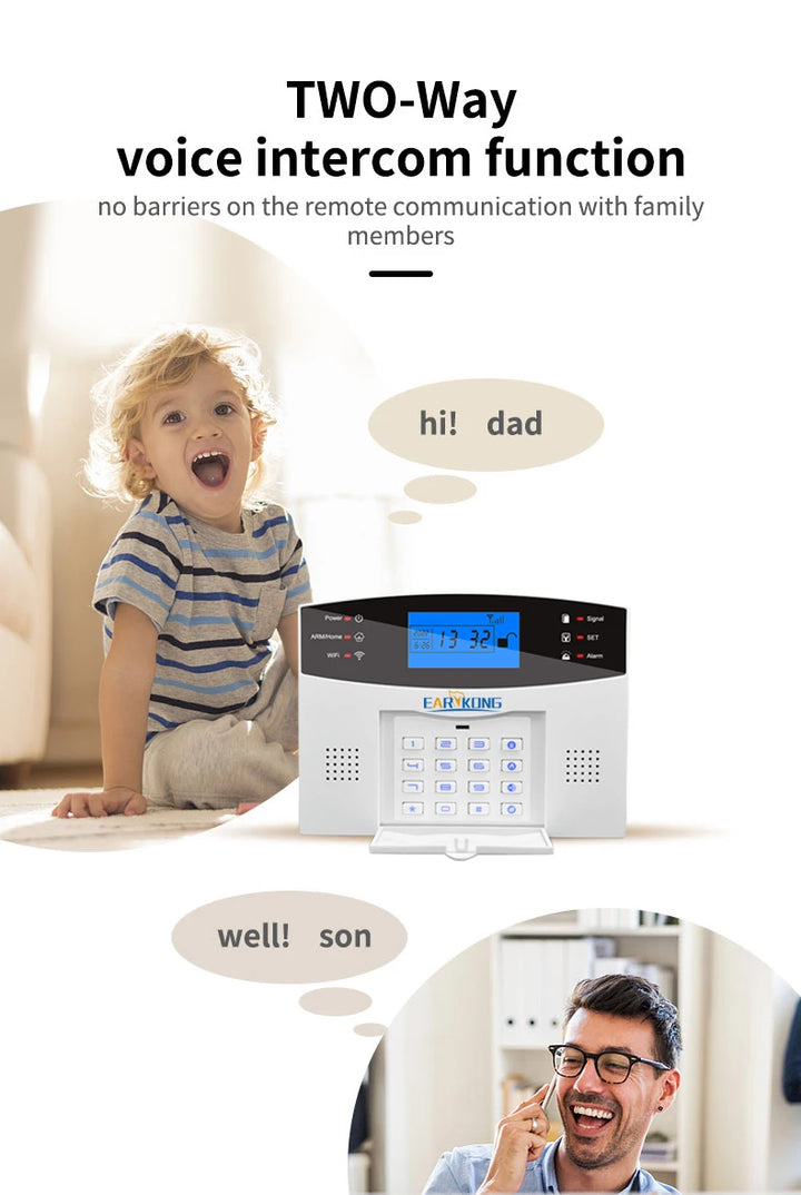 Tuya SmartGuard WiFi GSM Home Security Alarm System | Wireless 433MHz Smart Sensors & Detectors