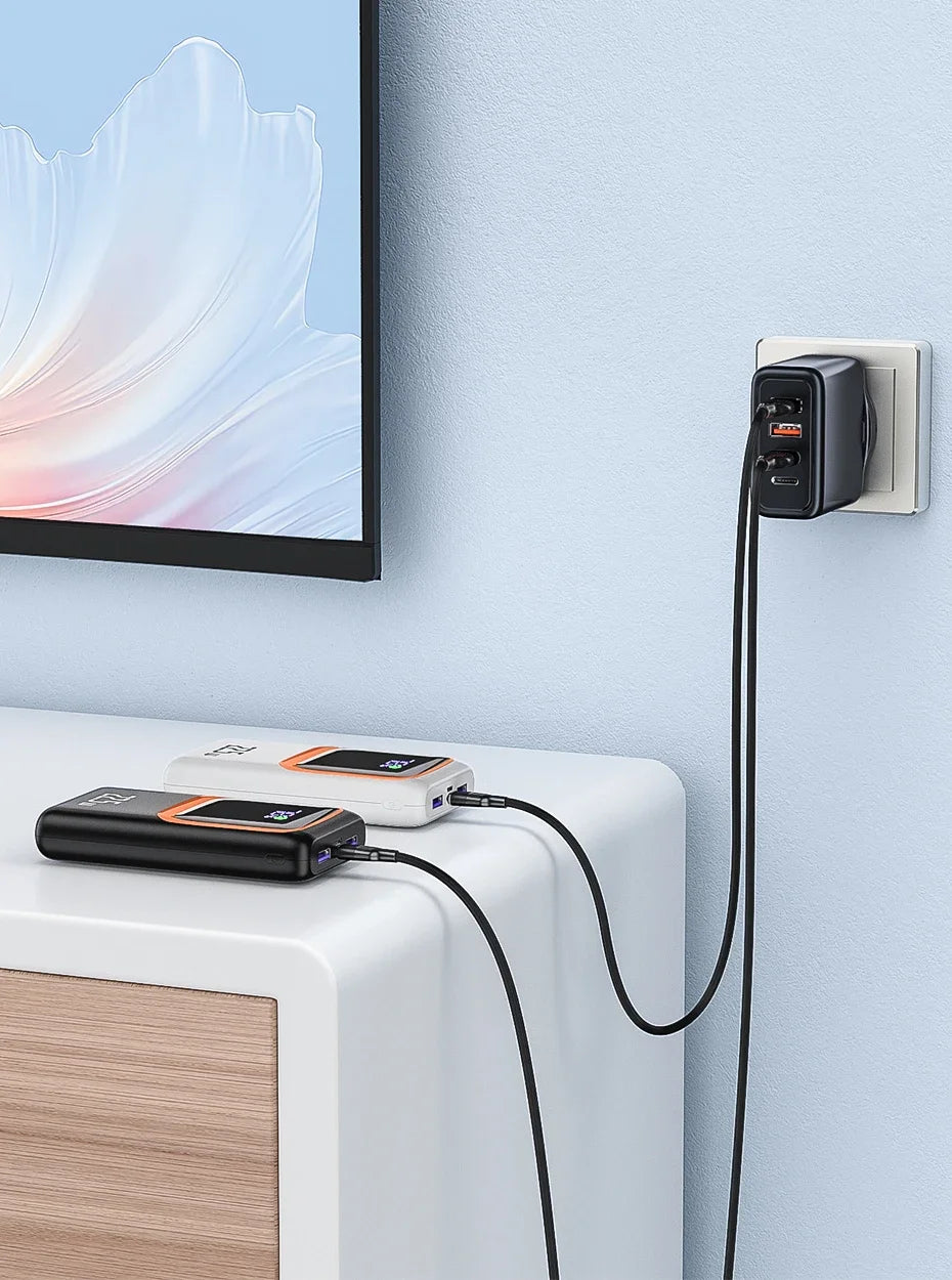 QOOVI TurboCharge 20000mAh Power Bank | 22.5W PD Fast Charge