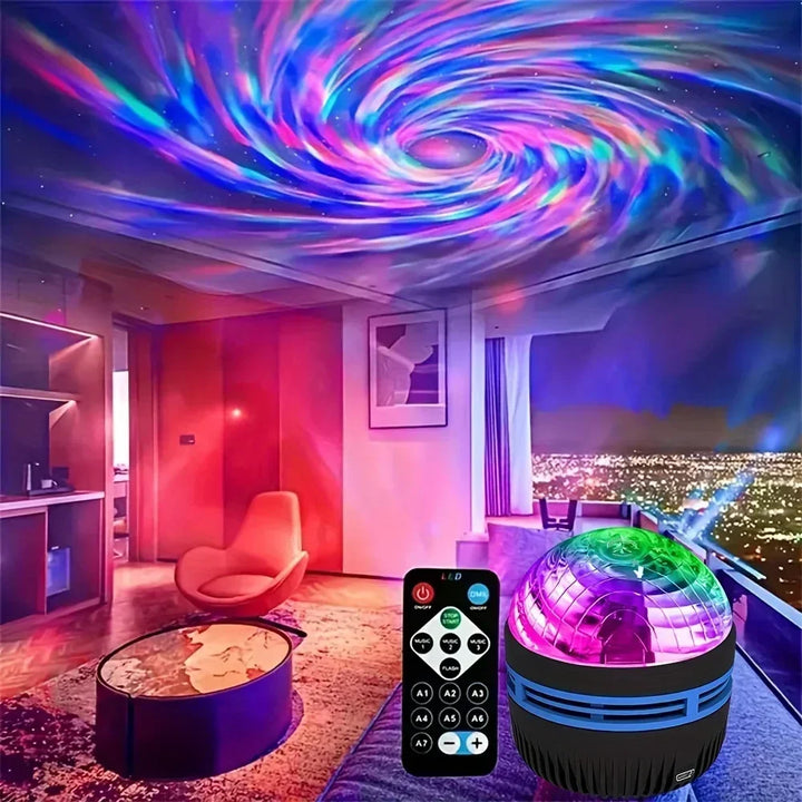 Magical Galaxy Star Projector – Transform Your Room into a Starry Wonderland | Remote-Controlled, Multi-color LED Night Light