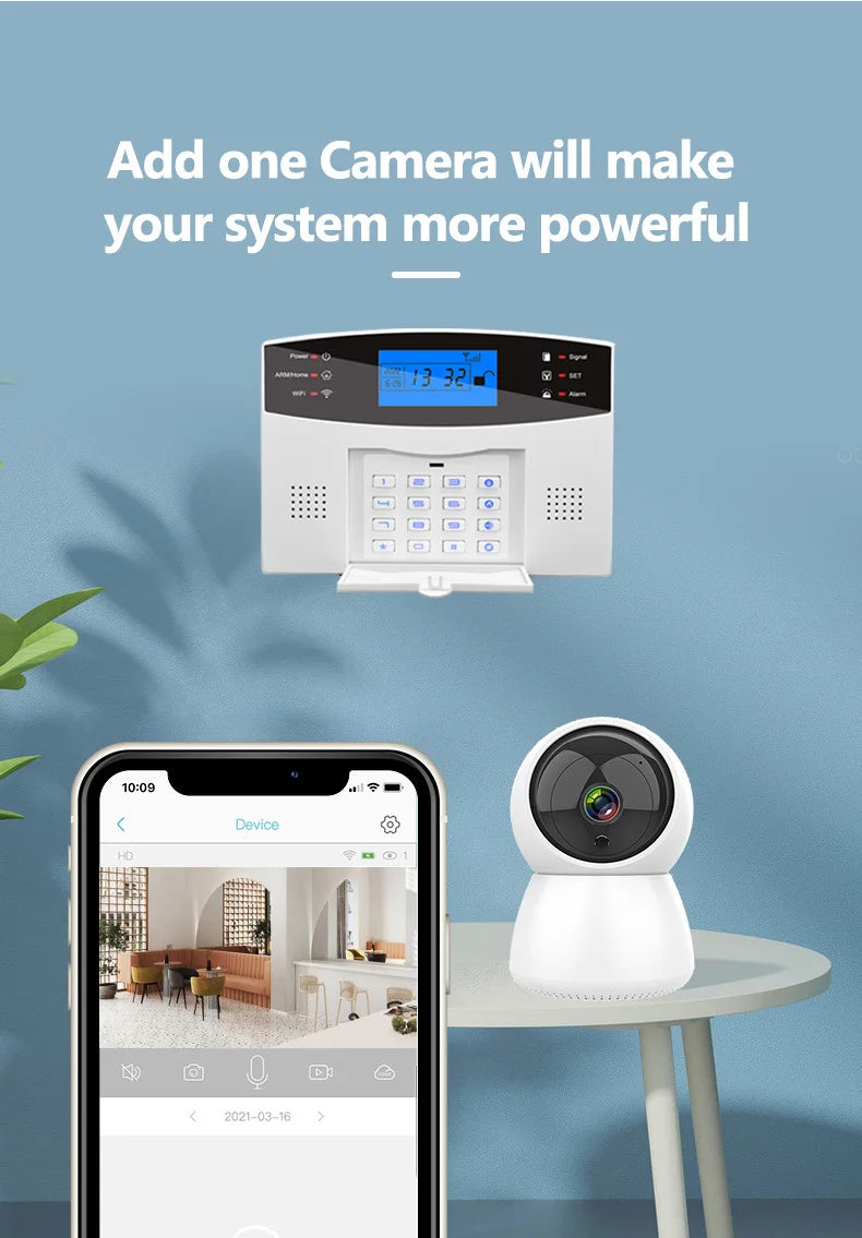Tuya SmartGuard WiFi GSM Home Security Alarm System | Wireless 433MHz Smart Sensors & Detectors