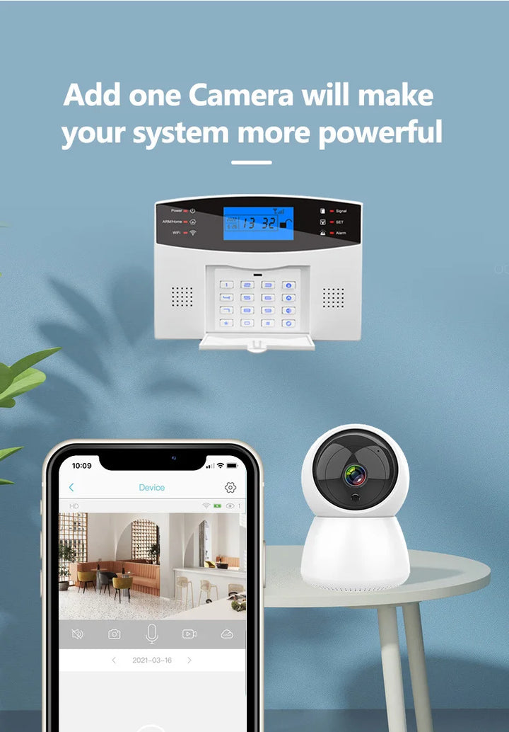 Tuya SmartGuard WiFi GSM Home Security Alarm System | Wireless 433MHz Smart Sensors & Detectors