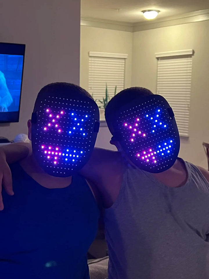 LumiFace App-Controlled LED Mask – DIY Face Display
