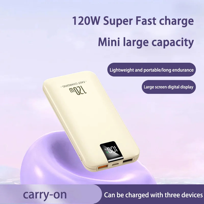 VoltMax UltraCharge 120W Power Bank | 200000mAh High-Speed Portable Charger