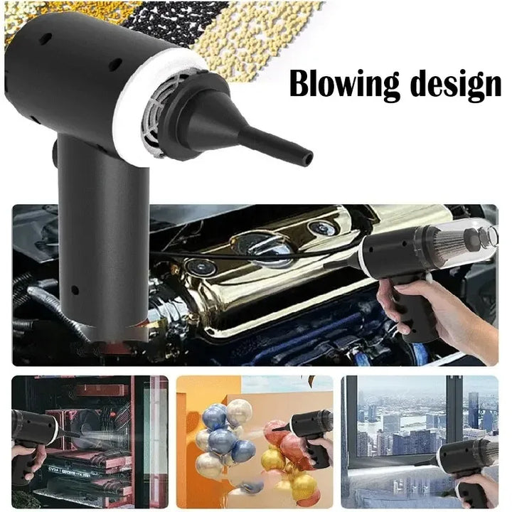 CleanSwift 9000Pa Wireless Mini Vacuum Cleaner | Portable Wet & Dry