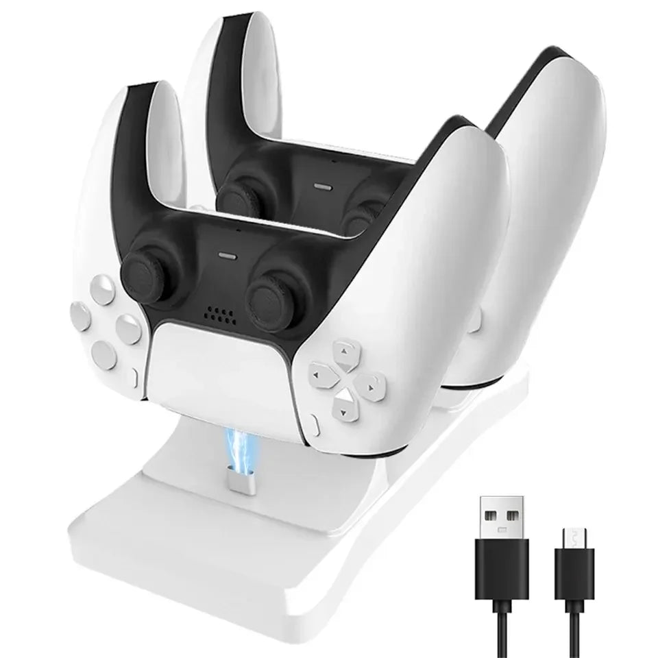 GAMINJA TurboDock – Dual Fast Charging Station for PS5 Controllers | QuickCharge™ Technology