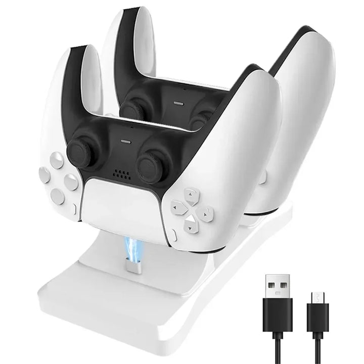 GAMINJA TurboDock – Dual Fast Charging Station for PS5 Controllers | QuickCharge™ Technology