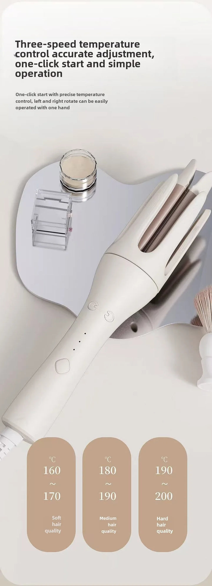 TwistMe™ Smart Hair Curler – Perfect Curls. Zero Effort.