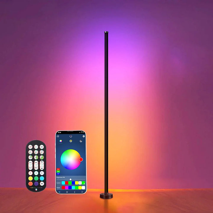 GlowTower RGB Floor Lamp – Smart App & Music Sync Standing Light (2-Pack Option)