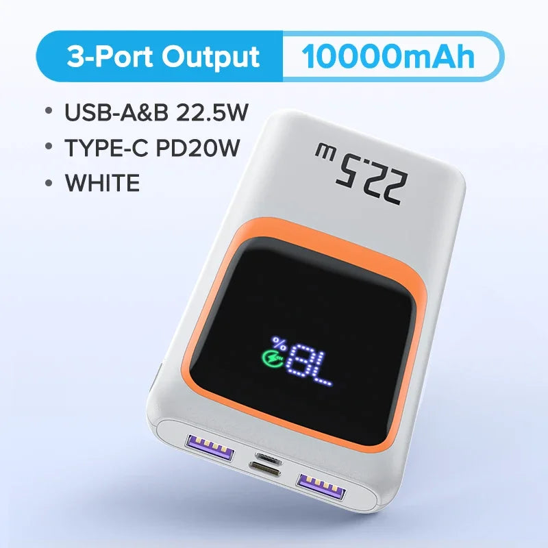 QOOVI TurboCharge 20000mAh Power Bank | 22.5W PD Fast Charge
