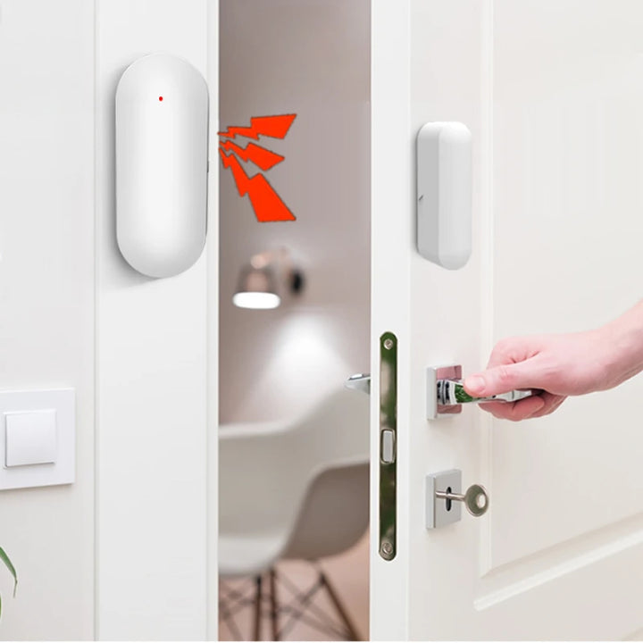HIVA Wireless Door & Window Security Sensor | Magnetic Alarm Kit