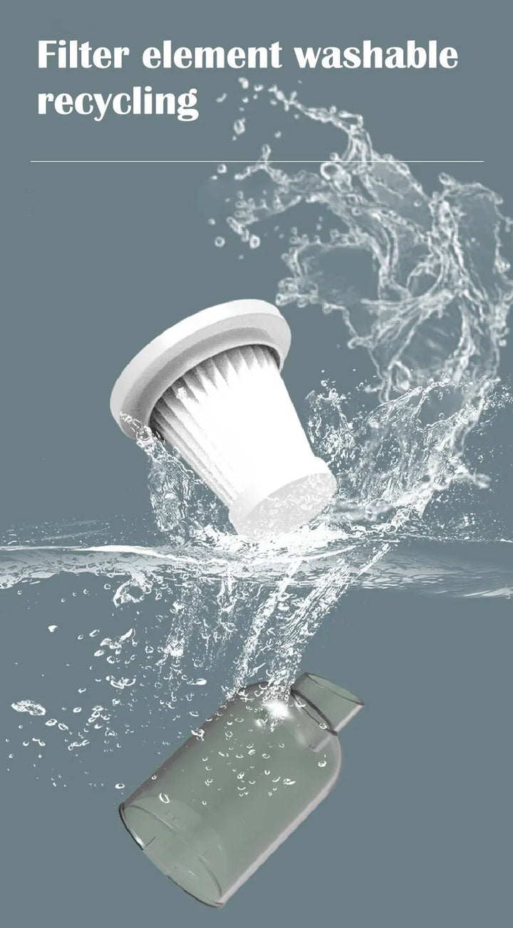 CleanSwift 9000Pa Wireless Mini Vacuum Cleaner | Portable Wet & Dry