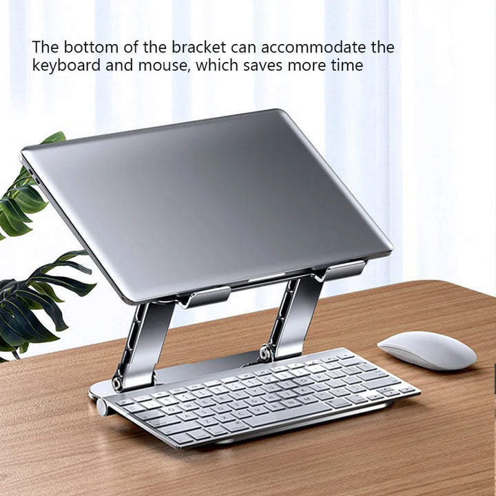 PANTXIKE 360° Adjustable Aluminum Laptop Stand | Foldable Ergonomic Holder for 10-17 Inch Notebooks