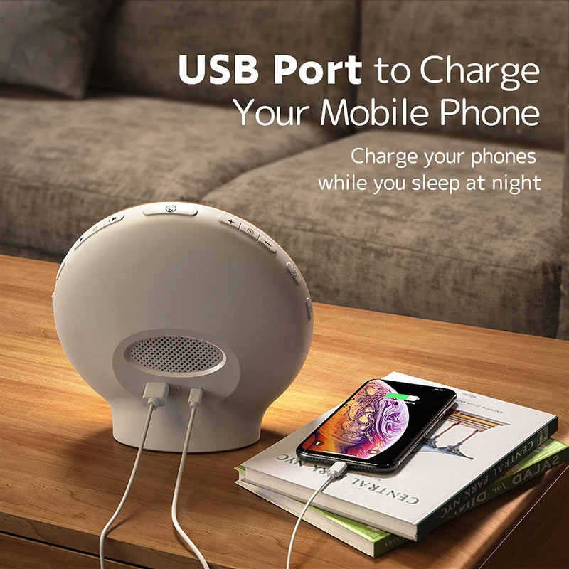 Sunrise Wake-Up Light Alarm Clock with Natural Sounds & Sunset Simulation