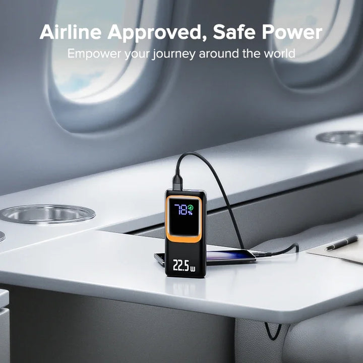 QOOVI TurboCharge 20000mAh Power Bank | 22.5W PD Fast Charge