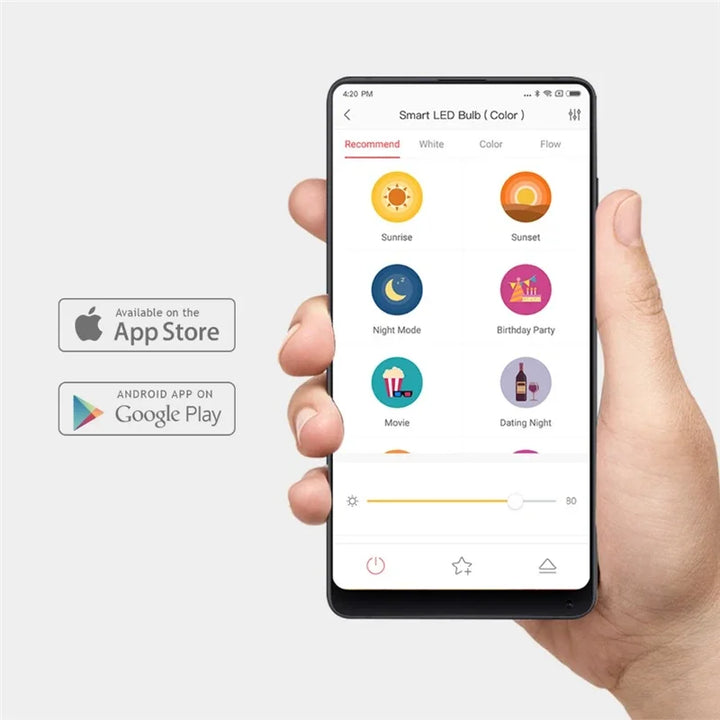 Yeelight 1S/1SE Smart LED Bulb | WiFi & APP Remote Control RGB E27