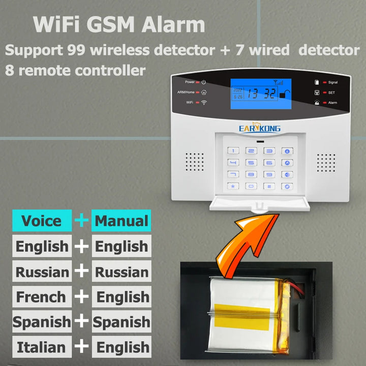 Tuya SmartGuard WiFi GSM Home Security Alarm System | Wireless 433MHz Smart Sensors & Detectors