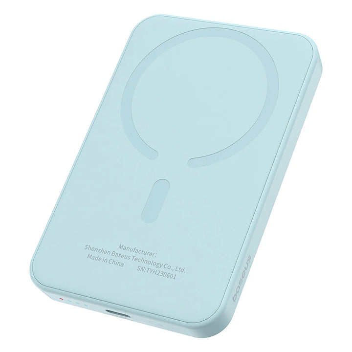 Magnetic Wireless Power Bank 5000mAh – Baseus 20W Fast Charger with USB-C & MagSafe Support
