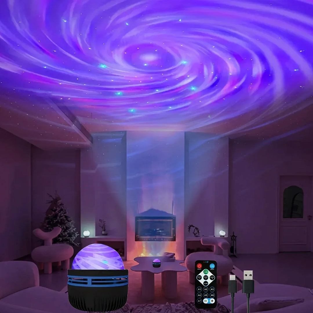 Magical Galaxy Star Projector – Transform Your Room into a Starry Wonderland | Remote-Controlled, Multi-color LED Night Light