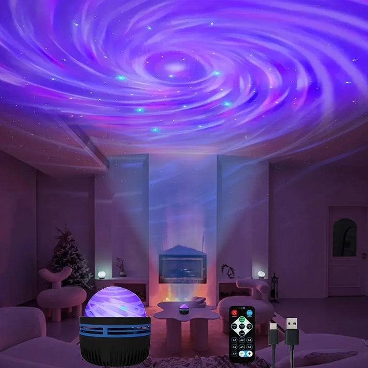 Magical Galaxy Star Projector – Transform Your Room into a Starry Wonderland | Remote-Controlled, Multi-color LED Night Light