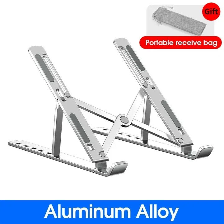 FlexiStand Pro – Portable Foldable Laptop Stand | Ergonomic & Adjustable Aluminum Alloy Holder