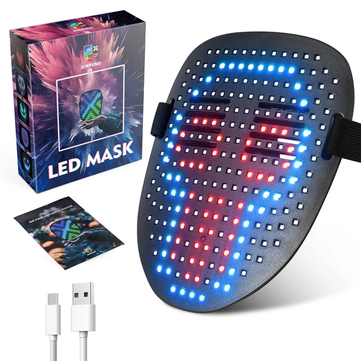 LumiFace App-Controlled LED Mask – DIY Face Display