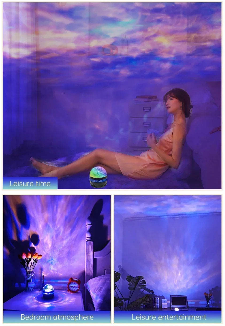 Magical Galaxy Star Projector – Transform Your Room into a Starry Wonderland | Remote-Controlled, Multi-color LED Night Light