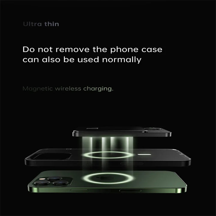 20W MagSafe Wireless Power Bank – 10000mAh Magnetic Fast Charger with LCD Display for iPhone 12–15 Pro Max & More
