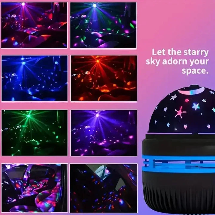 Magical Galaxy Star Projector – Transform Your Room into a Starry Wonderland | Remote-Controlled, Multi-color LED Night Light
