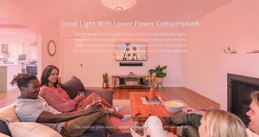 Yeelight 1S/1SE Smart LED Bulb | WiFi & APP Remote Control RGB E27