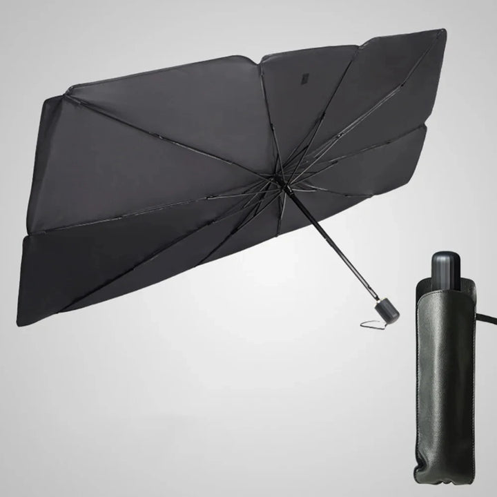 Car Windshield Sunshade Umbrella – UV-Resistant, Foldable Silver Reflective Umbrella for Cars & SUVs