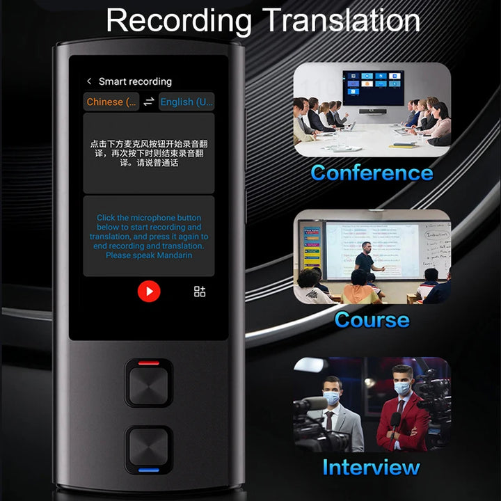 LingoPro™ T17 – AI Offline Voice & Photo Translator (138 Languages)