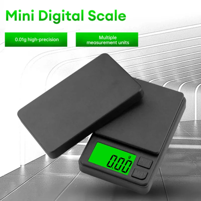 PocketPro™ Precision Mini Scale (1000g x 0.1g) – Digital Travel Scale for Food, Jewelry, Herbs & More with Backlit LCD