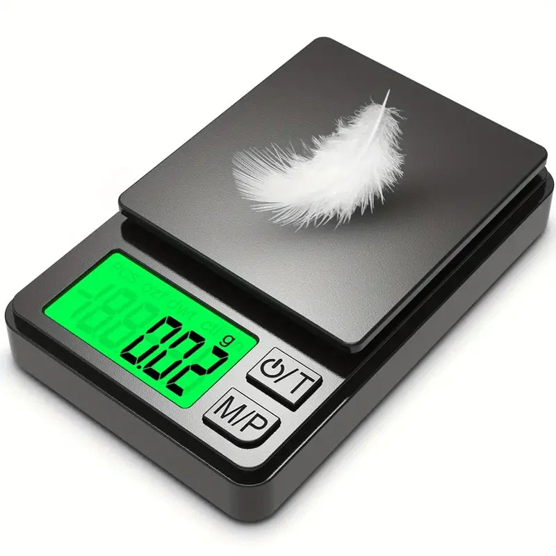 PocketPro™ Precision Mini Scale (1000g x 0.1g) – Digital Travel Scale for Food, Jewelry, Herbs & More with Backlit LCD