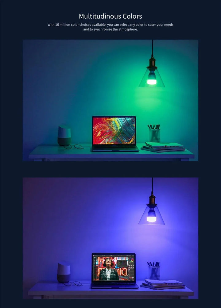 Yeelight 1S/1SE Smart LED Bulb | WiFi & APP Remote Control RGB E27