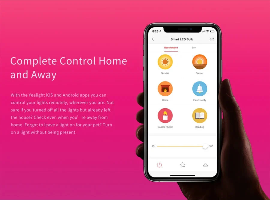 Yeelight 1S/1SE Smart LED Bulb | WiFi & APP Remote Control RGB E27