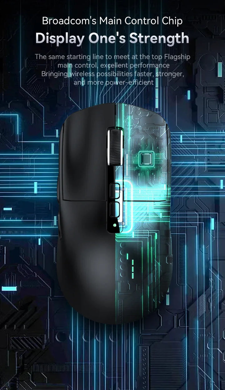 Attack Shark X6 Wireless Gaming Mouse | RGB Charging Dock | 26K DPI