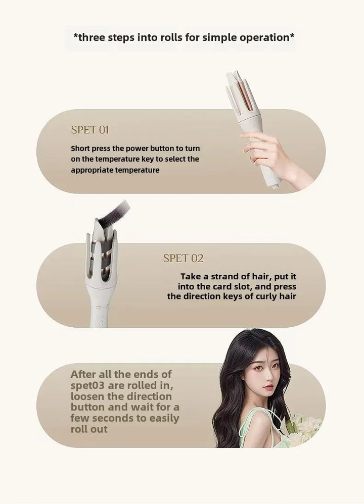 TwistMe™ Smart Hair Curler – Perfect Curls. Zero Effort.