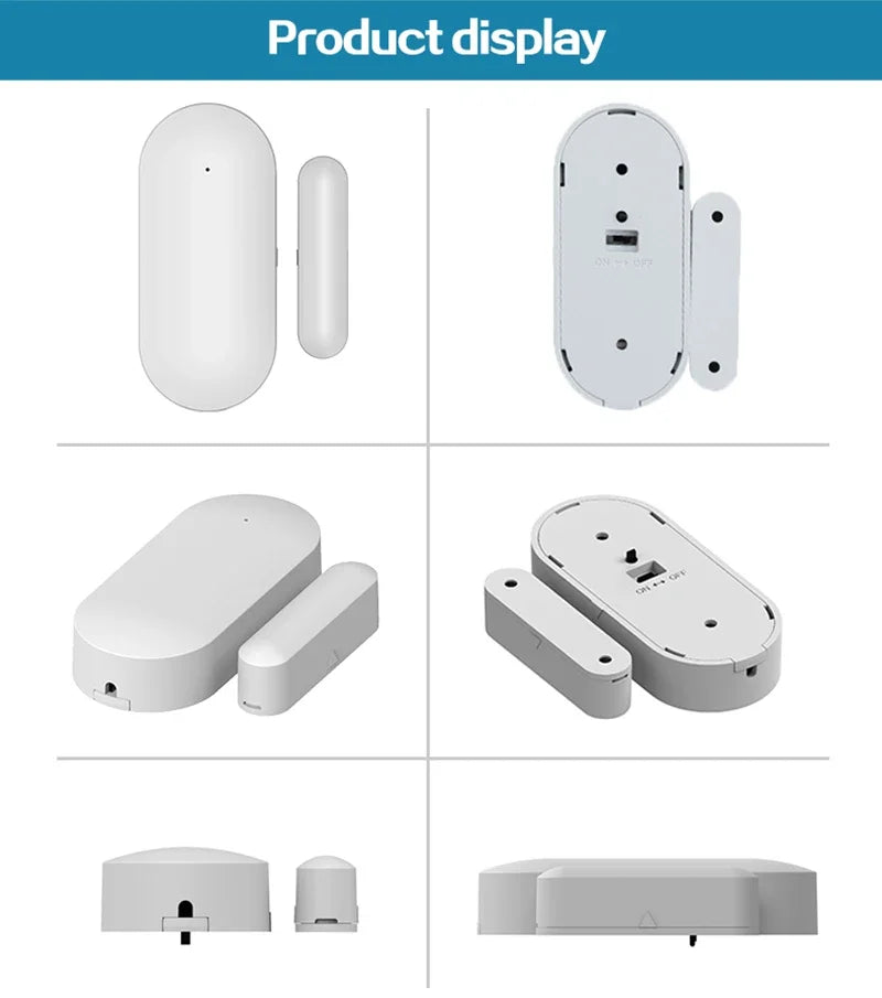 HIVA Wireless Door & Window Security Sensor | Magnetic Alarm Kit