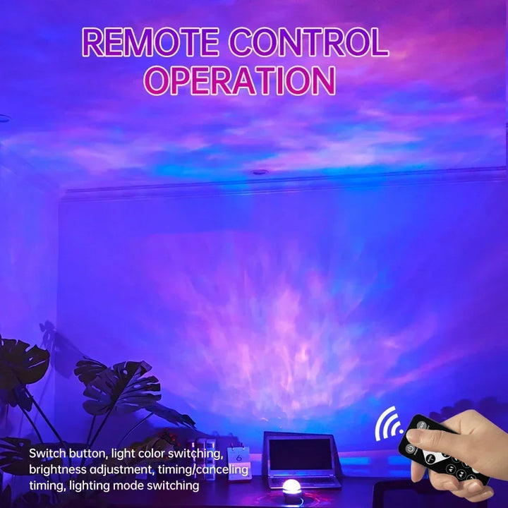 Magical Galaxy Star Projector – Transform Your Room into a Starry Wonderland | Remote-Controlled, Multi-color LED Night Light
