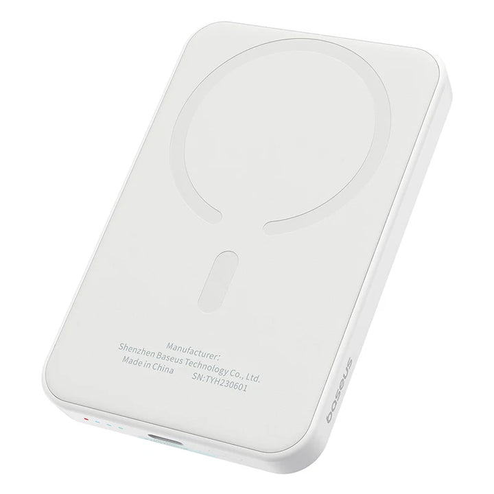 Magnetic Wireless Power Bank 5000mAh – Baseus 20W Fast Charger with USB-C & MagSafe Support