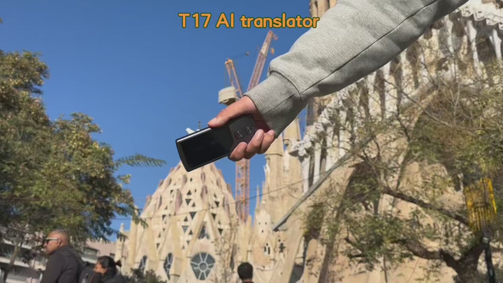 LingoPro™ T17 – AI Offline Voice & Photo Translator (138 Languages)